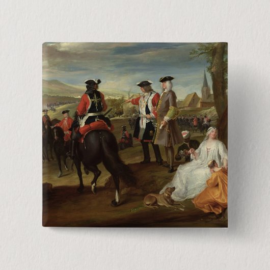 黒い銃兵の検討 缶バッジ (正面)