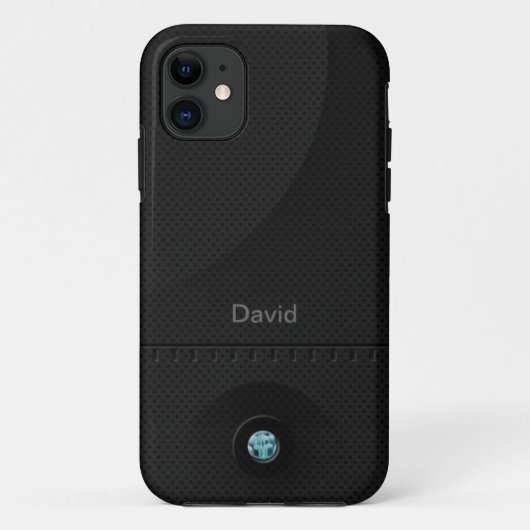 黒い鋼鉄武士 Case-Mate iPhoneケース (裏面)