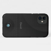 黒い鋼鉄武士 Case-Mate iPhoneケース (裏面(横))