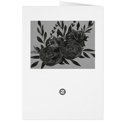 黒い開花 (裏面)