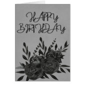 黒い開花 (正面)