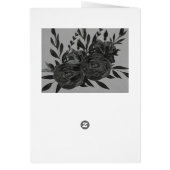 黒い開花 (裏面)