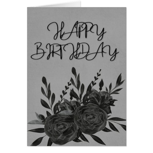 黒い開花 (正面)