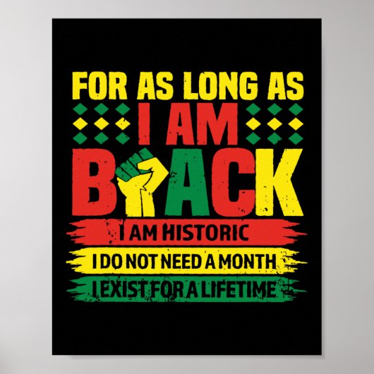 黒い限り黒い歴史の月 ポスター (正面)