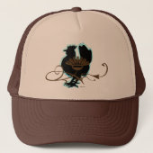 黒い雌鶏 キャップ (正面)