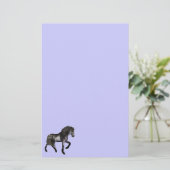 黒い雲形文房具 便箋 (スタンド正面)