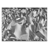 黒い霧雨の画像に灰色の筋が付いている テーブルクロス (正面(横))