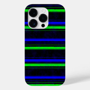 黒い青い緑の帯 Case-Mate iPhone 14 PROケース