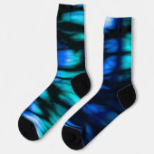 黒い青と緑 ソックス (左)