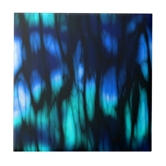 黒い青と緑 タイル (正面)