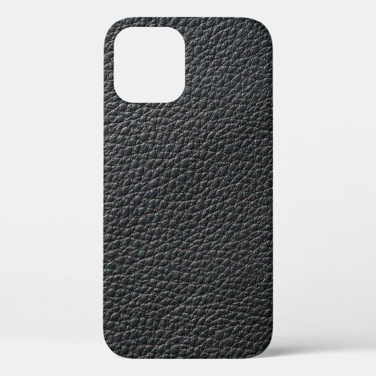 黒い革のテクスチャと背景をクローズアップ Case-Mate iPhoneケース (裏面)