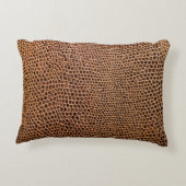 黒い革の背景 アクセントクッション (裏面)