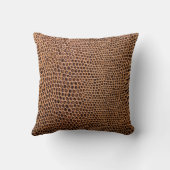 黒い革の背景 クッション (裏面)