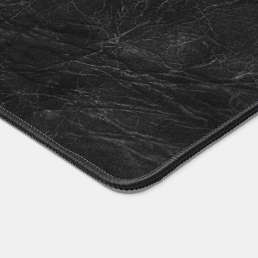 黒い革の背景 デスクマット (コーナー)