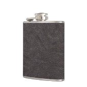 黒い革生地 フラスク (左)