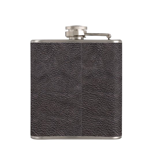 黒い革生地 フラスク (裏面)