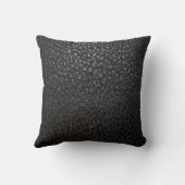 黒い革質 クッション (裏面)