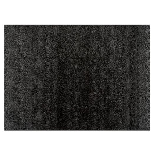 黒い革 カッティングボード (正面)