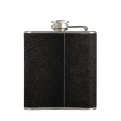 黒い革 フラスク (裏面)