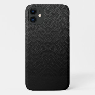 黒い革 iPhone 11 ケース