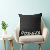 黒い頑丈な頑丈な男らしい クッション (椅子)