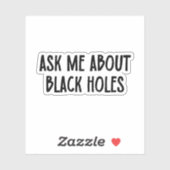 黒い頼穴について |天体物理学 シール (シート)