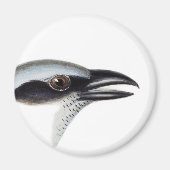 黒い顔のカッコイマグネット マグネット (正面)