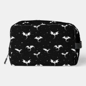 黒い飛んでいる背景にドラゴンと星 ドップキット (裏面)