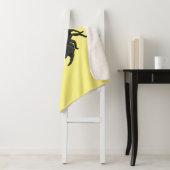 黒い飢えたサソリの漫画イラストレーション シェルパブランケット (インサイチュ)