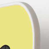 黒い飢えたサソリの漫画イラストレーション ピックルボールラケット (左詳細)