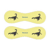 黒い飢えたサソリの漫画イラストレーション 野球ボール (パネル)