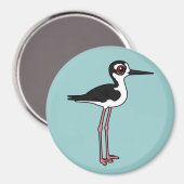 黒い首の棒 マグネット (正面/裏面)