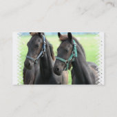 黒い馬の名刺 名刺 (裏面)