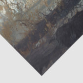 黒い馬の森のデコパージュ 薄葉紙 (詳細)