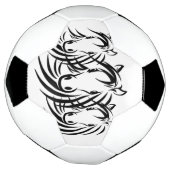 黒い馬の頭 サッカーボール (回転)