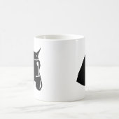 黒い馬頭部 コーヒーマグカップ (中央)