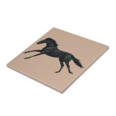 黒い馬 タイル (側面)