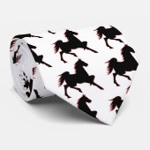 黒い馬 ネクタイ (ロール)