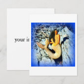 黒い髪のマーメイドブルー (正面/裏面)