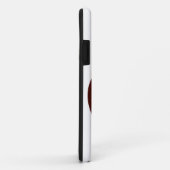 黒い髭を搭載するオスのフクロウ Case-Mate iPhoneケース (裏面/右)