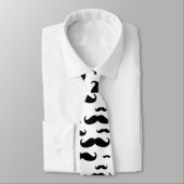 黒い髭パターン ネクタイ (タイ)