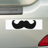 黒い髭 バンパーステッカー (車上)