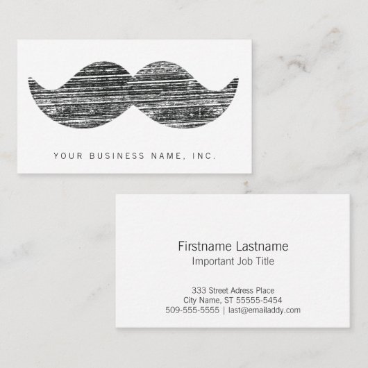 黒い髭 名刺 (正面/裏面)