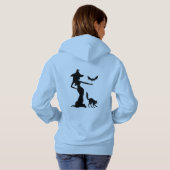 黒い魔女 パーカ (裏面フル)