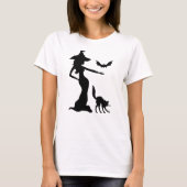 黒い魔女 Tシャツ (正面)