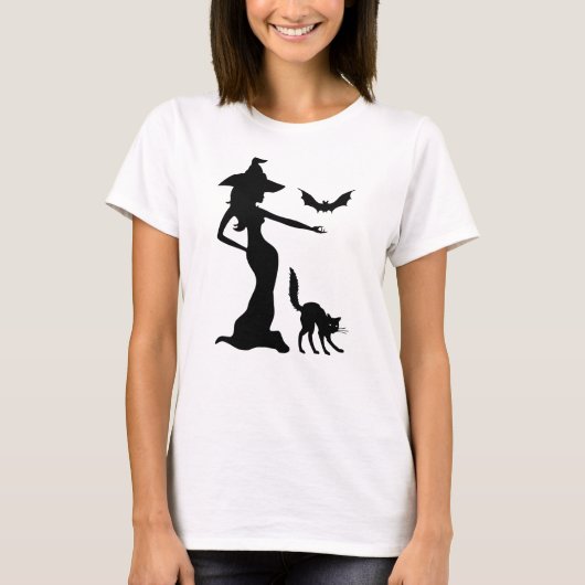 黒い魔女 Tシャツ (正面)