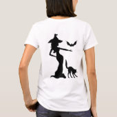 黒い魔女 Tシャツ (裏面)