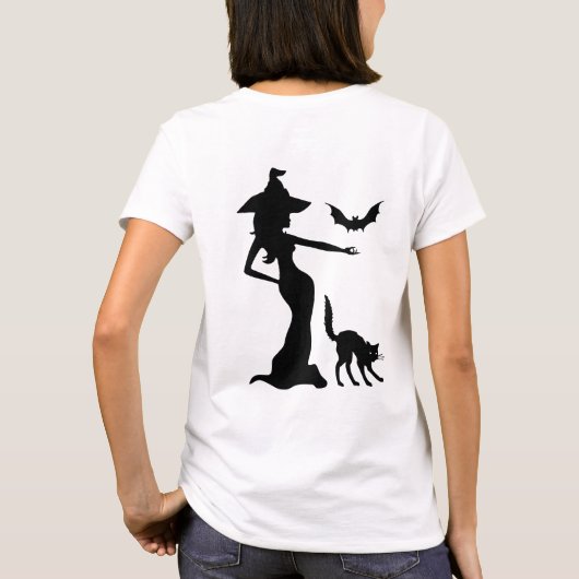 黒い魔女 Tシャツ (裏面)