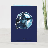 黒い魔法使いと黒烏 - ハロウィン ファン ファン 2 カード (裏面)