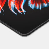 黒い魚のベータ デスクマット (コーナー)